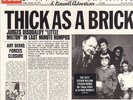 LP Jethro Tull Thick As A Brick 180G. 24 PAGE BOOKLET. NEW OVP Chrysalis