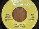 JACKIE FOLLETT  Don't Care To / I Am What I Am VERVE FORECAST PSYCH 45 PROMO VG+