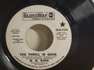 Blues Promo 45 B.B. King “The Thrill is Gone” / “You’re Mean” BluesWay Records