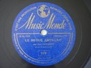 West Indies SAM CASTENDET Le Negue Antillais French 78RPM Music Monde 1022