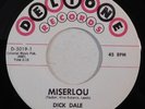 DICK DALE Miserlou DELTONE 45 RPM NM surf exotica pulp fiction HEAR tittyshaker