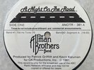 Allman Brothers RARE A NIGHT ON THE ROAD 3x LIVE IN ATLANTA LP ANOTR 381
