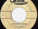 CHRIS POWELL AND THE BLUE FLAMES I Come From Jamaica / Mambo Rare R&B Popcorn 45