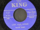 WAYNE RANEY: lost john boogie / lonesome wind blues KING 7