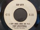 The Lovations - I Can't Forget About You - Cap City 45 VG/VG+ N.SOUL/FUNK