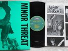 MINOR THREAT Self Titled 1st LP Dischord  GREEN $5 COVER + INSERT