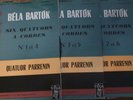QUATUOR PARRENIN  / BARTOK the 6 quartets / VEGA C 30 A 29-31