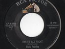Elvis Presley - That's All Right / Blue Moon Of Kentucky - Vinyl Reco.. - P7350A