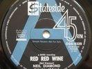 1968AUSSIE PROMO NEIL DIAMOND*RED RED WINE+RED RUBBER BALL*OZ STATESIDE 7