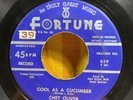 CHET OLIVER   Cool As A Cucumber / Back To Chicago   Fortune doo wop r&b 45