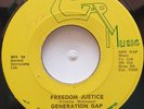 45 REGGAE / FREDDIE McGREGOR & GENERATION GAP / FREEDOM JUSTICE / LISTEN