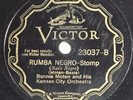 Bennie Moten/Don Jose - Rumba Negro-Stomp, Victor 23037, Jazz 78, 1929