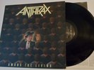 Anthrax ‎Among The Living LP Vinyl Island/Megaforce Records ‎90584-1 1987 VG