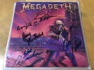 MEGADETH Peace Sells Original Vinyl Pressing Promo Copy Signed By Band