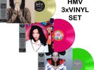 BJORK Ltd Ed HMV 3x COLOURED VINYL BUNDLE - ‘Debut’ ‘Post’ ‘Homogenic’ *SOLDOUT*