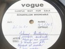J. HALLYDAY Rarissime TEST PRESS MONOFACE Hello Johnny 25/10/60 Jamais Joué MINT