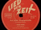 KATE KÜHL Aus einer Gefängniszelle / Ein Pferd klagt an   Brecht/Eisler... S4011