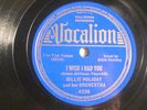 78 : VOCALION  4238-BILLIE HOLIDAY- I WISH I HAD YOU /I'N GONNA LOCK MY HEART-E+