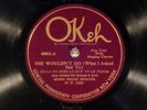 78 RPM -- Arcadia Peacock Orchestra of St. Louis, Okeh 40052, EE+Jazz