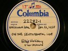 78 RPM - UNISSUED Test 22282-1 : BILLIE HOLIDAY -  - condition E+