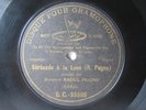 78rpm RAOUL PUGNO Piano - Serenade a la Lune - G&T 1903 -