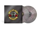 GUNS N' ROSES Greatest Hits Grey PinkSplatter COLOURED 2x VINYL LP RECORD SEALED