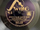GYPSY JAZZ  GUITAR SHELLAC 78 10 DJANGO REINHARDT GRAPPELLY VEES SWING SW 23