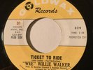 NORTHERN SOUL Wee Willie Walker TICKET TO RIDE Goldwax 45 rare KILLER mod dancer