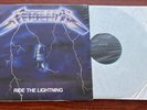 Metallica Ride the Lightning LP Walmart Exclusive Blue Vinyl Record, Open Seal