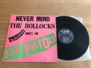 SEX PISTOLS..NEVER MIND THE BOLLOCKS . SUPERB RARE FRENCH ISSUE ALBUM..941001