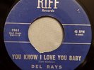 HEAR IT 60's Texas R&B 45 rpm The Del Rays 