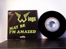 PAUL McCARTNEY and WINGS 7 Inch 45 Maybe I'm amazed_Soily 1977 Mpl Belgium PS