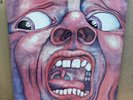KING CRIMSON IN THE COURT OF CRIMSON KING UK PINK RIMMED ISLAND LP GATEFOLD MINT