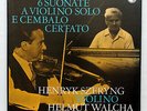 SZERYNG, WALCHA – JS BACH violin & harpsichord sonatas PHILIPS 2xLPs box NM