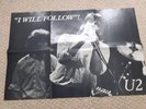 U2 i will follow US Pressing 1981 cw Tour Poster Sleeve Island IS49716