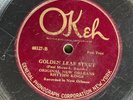 Okeh 40327 New Orleans Rhythm Kings GOLDEN LEAF STRUT 78rpm 1925 Jazz G+