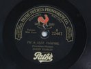 Aileen Stanley 78 rpm Ding A Ring A Ring & I'm A Jazz Vampire Sapphire Records
