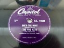 THE FIVE KEYS, SHES THE MOST, 78 rpm ON UK CAPITOL  LABEL