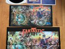 ELTON JOHN CAPTAIN FANTASTIC OG UK 1975 DJM LP A1/B1 POSTER BOOKLETS MAGENTA VG