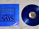 Tones On Tail - Christian Says - 1984 UK Blue Vintage Vinyl - Super Rare