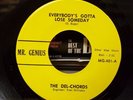 The Del-Cords - Everybody's Gotta Lose Someday - Mr. Genius 45 VG+ NORTHERN SOUL