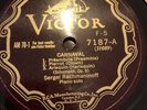 Victor LORM  78 RPM Set F-5 Sergei Rachmananoff - Carnaval E+ Z shellac