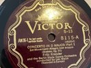 Victor LORM  78 RPM Set S-13 Kreisler Blech Brahms Concerto D Major V+ Z shellac