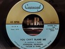 Johnson, Hawkins, Tatum & Durr - You Can't Blame Me - Capsoul 45 VG+ SWEET SOUL
