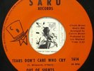 cleveland funk 7” OUT OF SIGHTS Tears Don’t Care  Mp3 Saru 1970 VG+ Soul