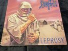 DEATH Leprosy LP 1.Press 1988 Original W Promo Stamp