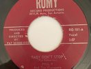 Phil V & The Viscounts Baby Don't Stop 45 Romy San Antonio Rock & Roll VG- Hear