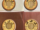 4 GEORGE HARRISON ORIGINAL ISSUE DARK HORSE 45s STORE STOCK WAKE UP MY LOVE +3
