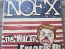 NOFX The War On Errorism Red, White, and Blue MISPRESS vinyl Bush & Trump