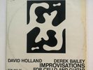 Dave Holland, Derek Bailey IMPROVISATIONS for CELLO & GUITAR - ECM 1013 ST